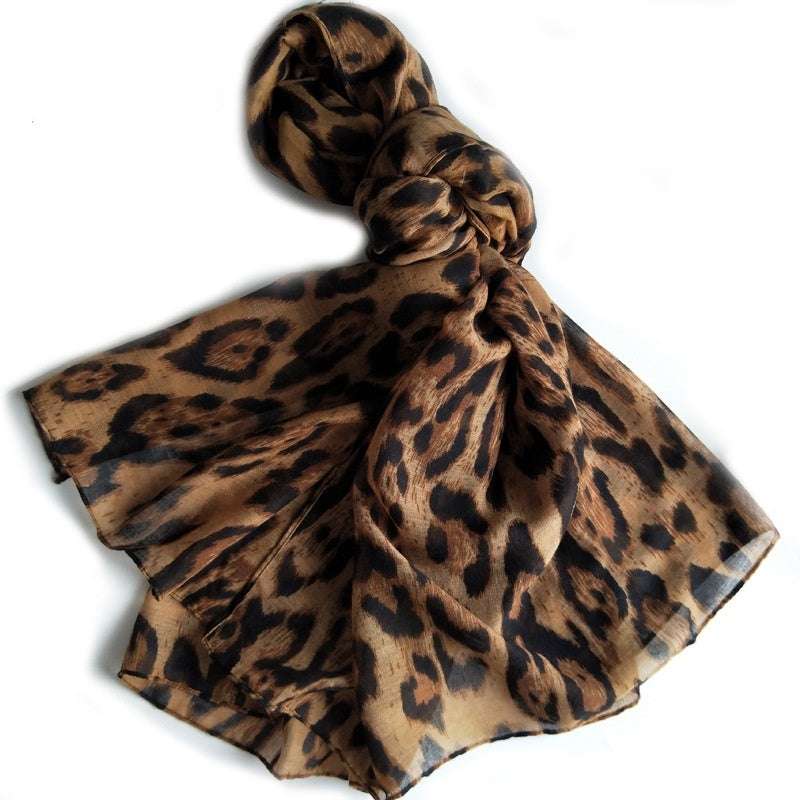 Leopard Print Hijab