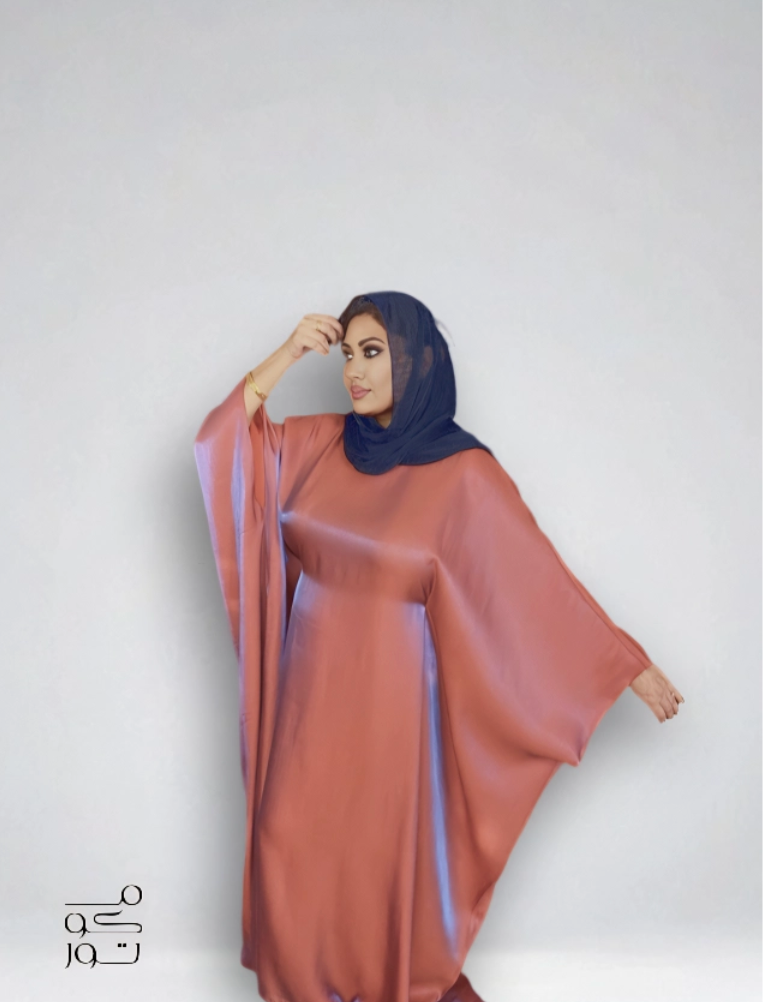 SELENA - Shimmery Butterfly Inner-Tie Abaya