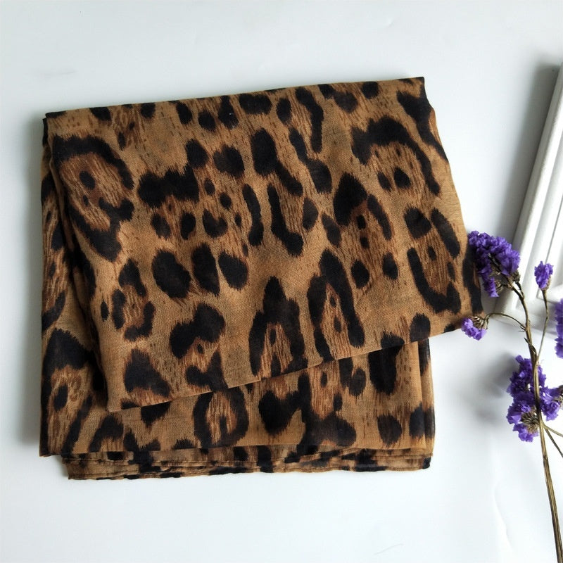 Leopard Print Hijab