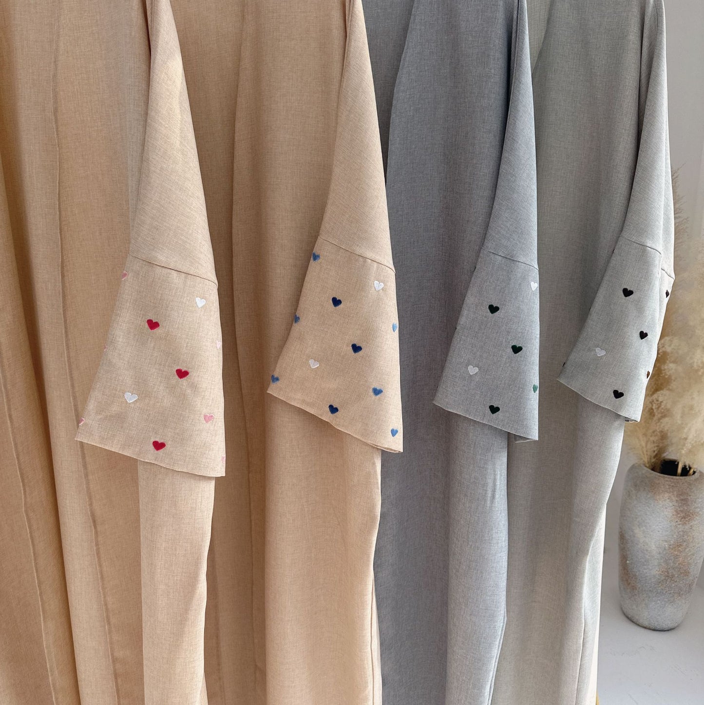 Heart Bisht Robe - Neutral Collection