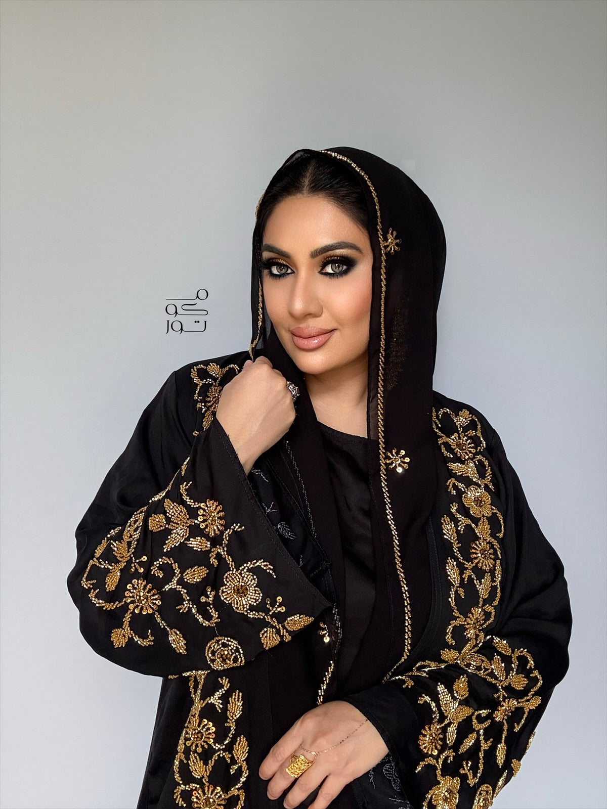 Noor Al-Layl 3 Piece Abaya