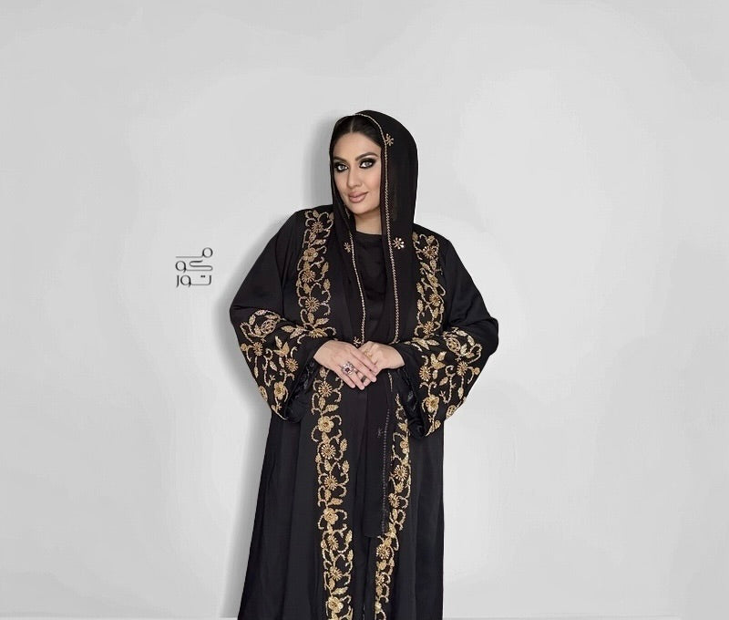 Noor Al-Layl 3 Piece Abaya