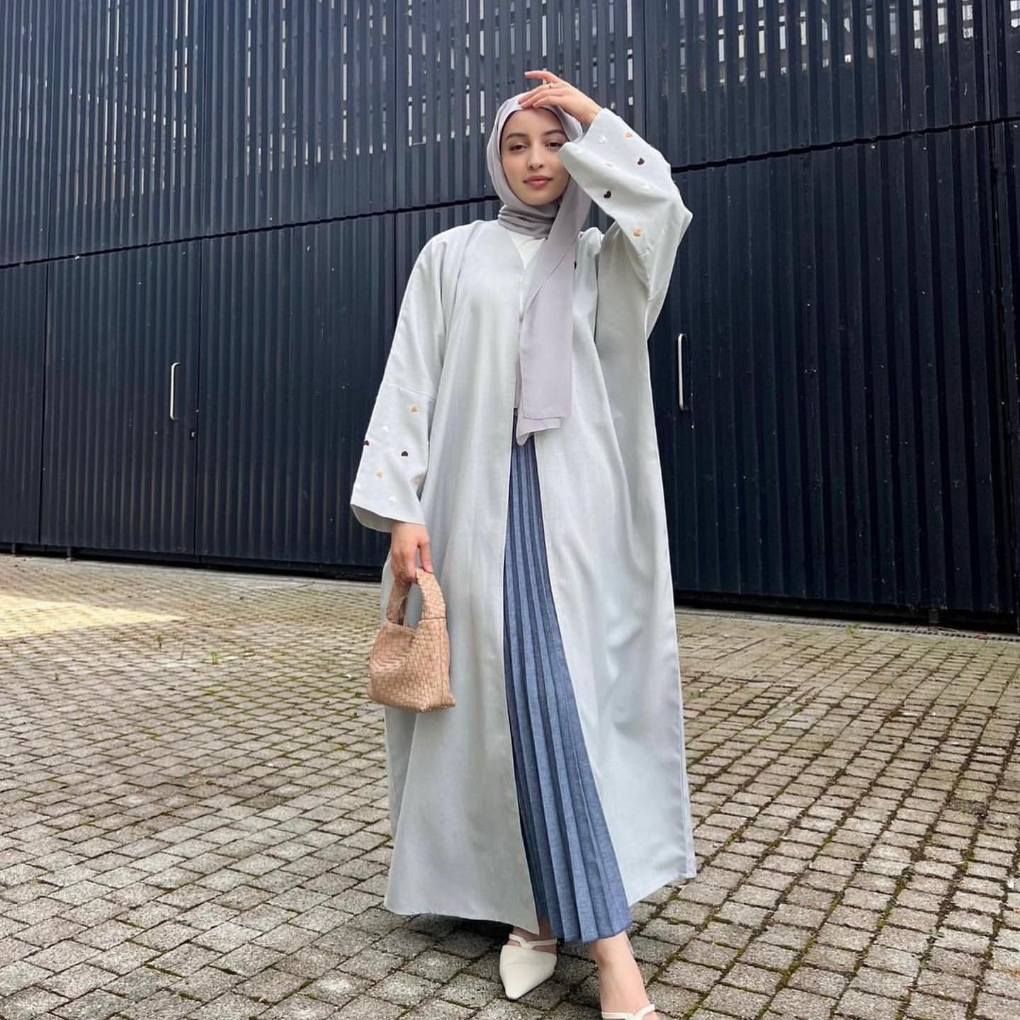 Heart Bisht Robe - Neutral Collection