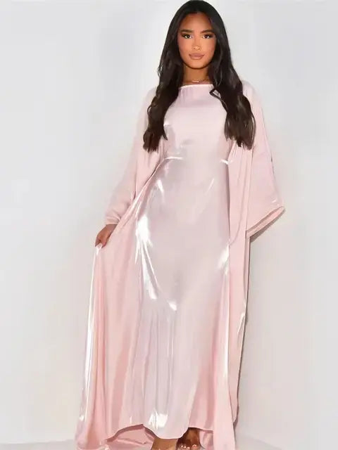 SELENA - Shimmery Butterfly Inner-Tie Abaya