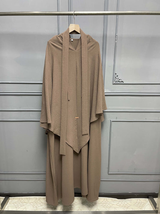 Two-Piece Jilbab & Skirt Prayer Set
