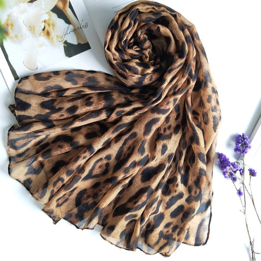 Leopard Print Hijab