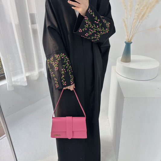 Flower Vine Sleeve Bisht Robe