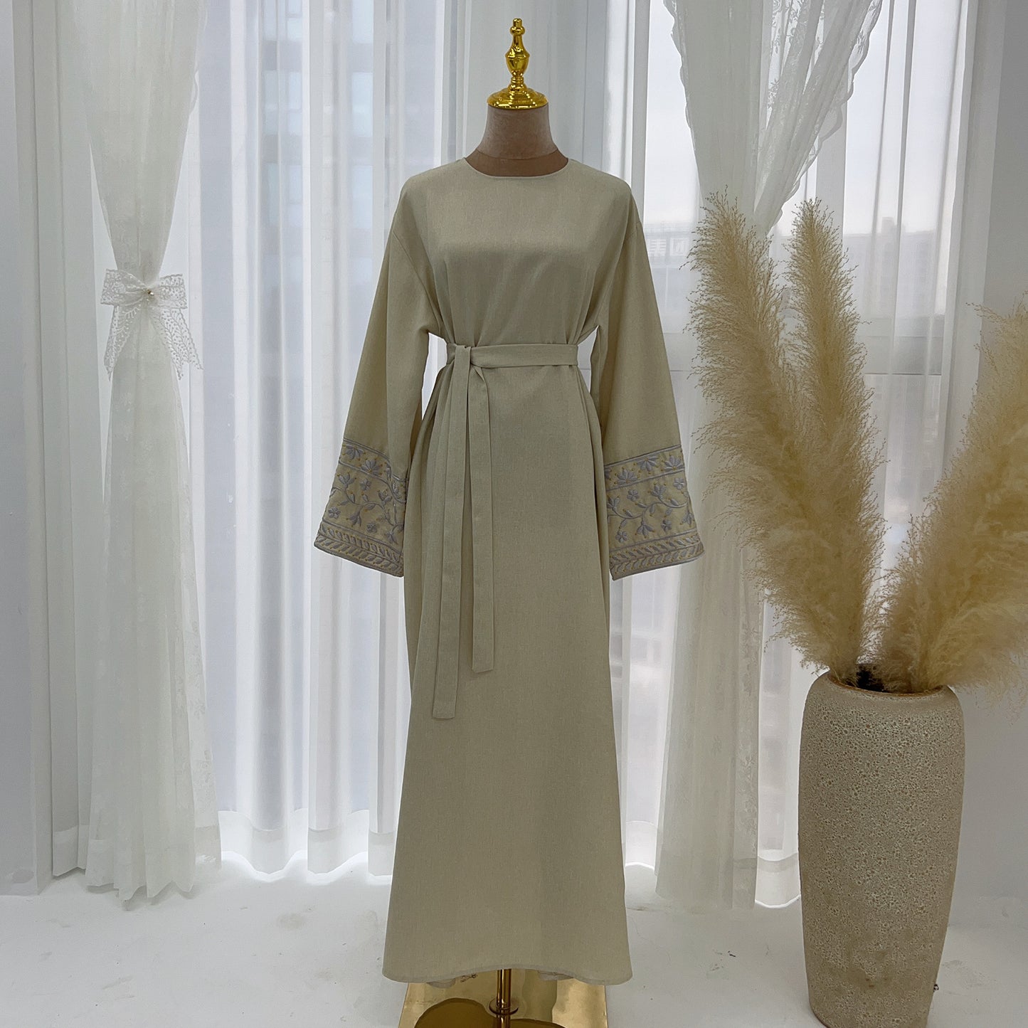 Ethnic Embroidery Abaya