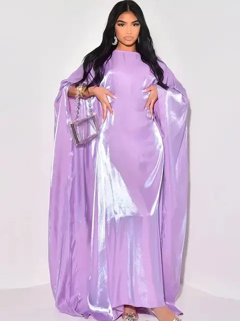 SELENA - Shimmery Butterfly Inner-Tie Abaya