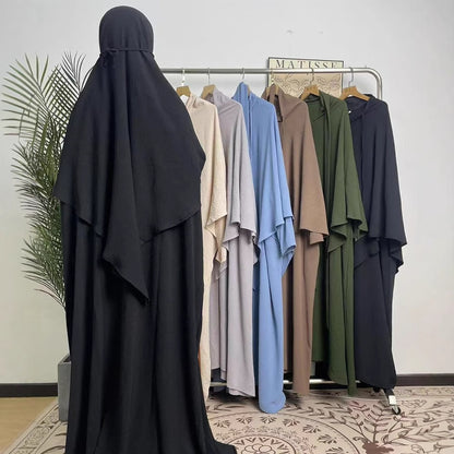 Two-Piece Jilbab & Skirt Prayer Set