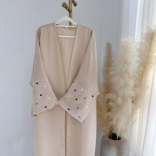 Heart Bisht Robe - Neutral Collection