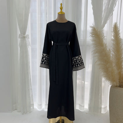 Ethnic Embroidery Abaya