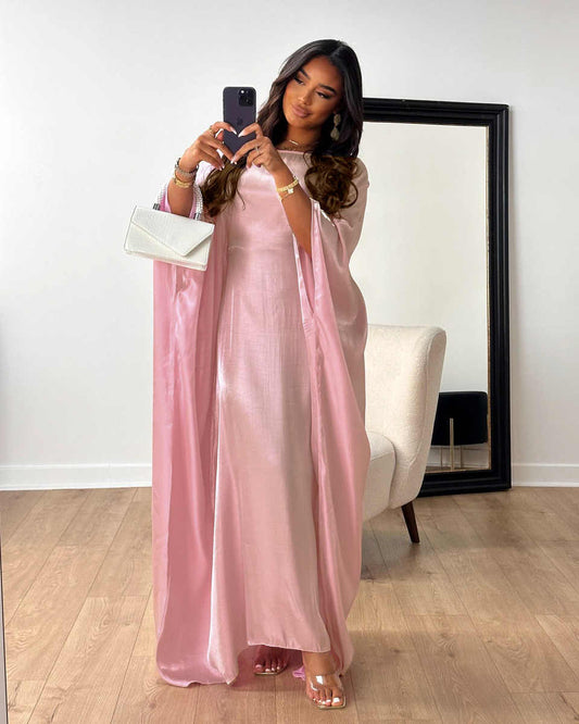 SELENA - Shimmery Butterfly Inner-Tie Abaya