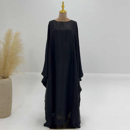 SELENA - Shimmery Butterfly Inner-Tie Abaya