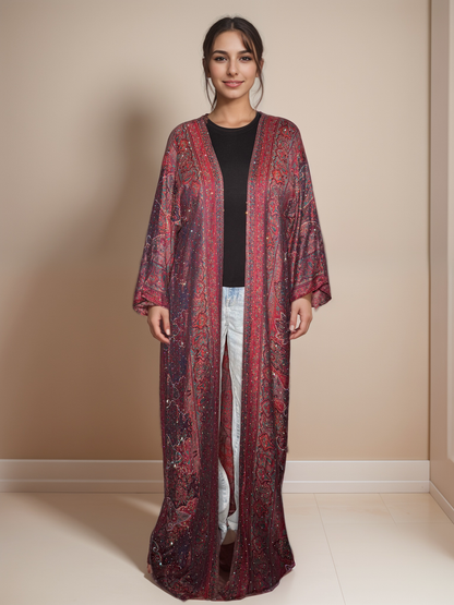 Premium Pashmina Embellished Abaya