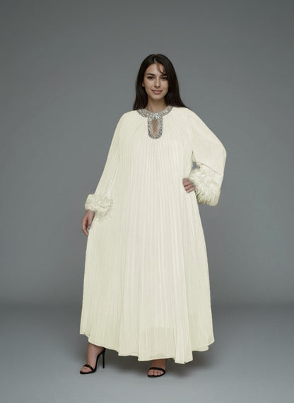 Alyra - Embellished Modest Dress