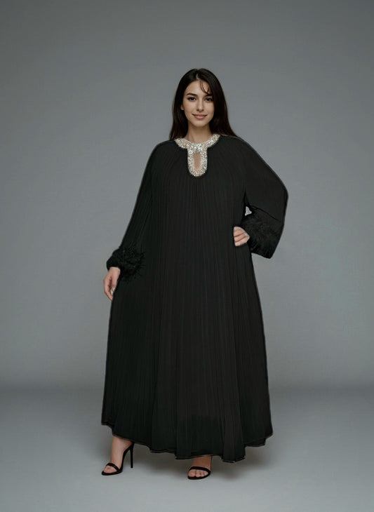 Alyra - Embellished Modest Dress