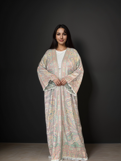 Premium Pashmina Embellished Abaya