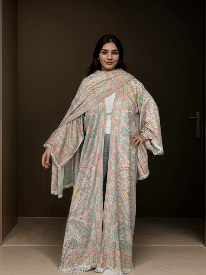 Premium Pashmina Embellished Abaya
