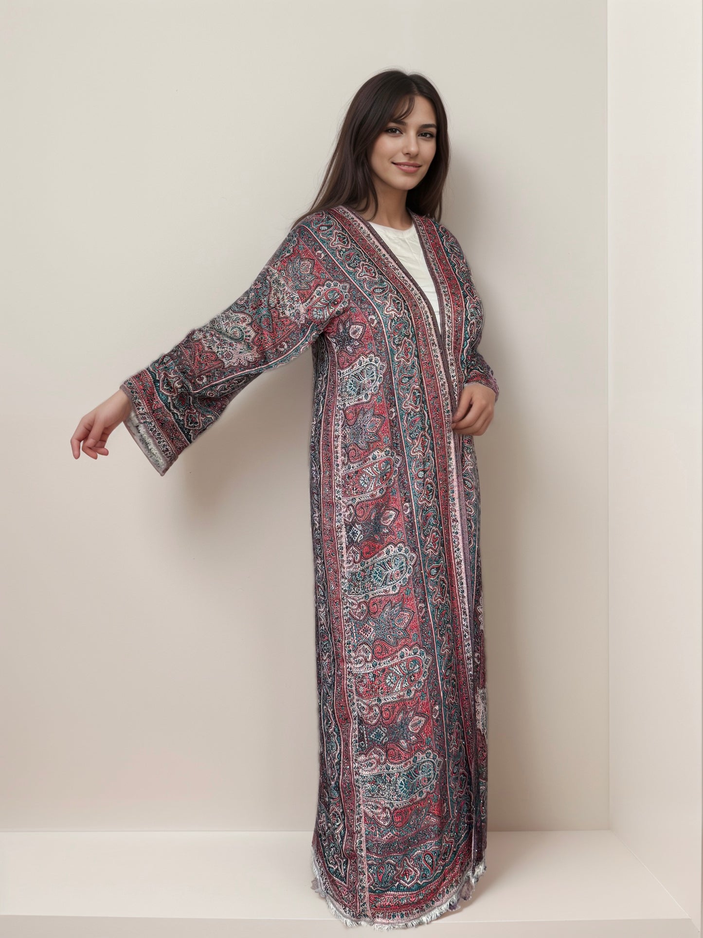 Premium Pashmina Embellished Abaya
