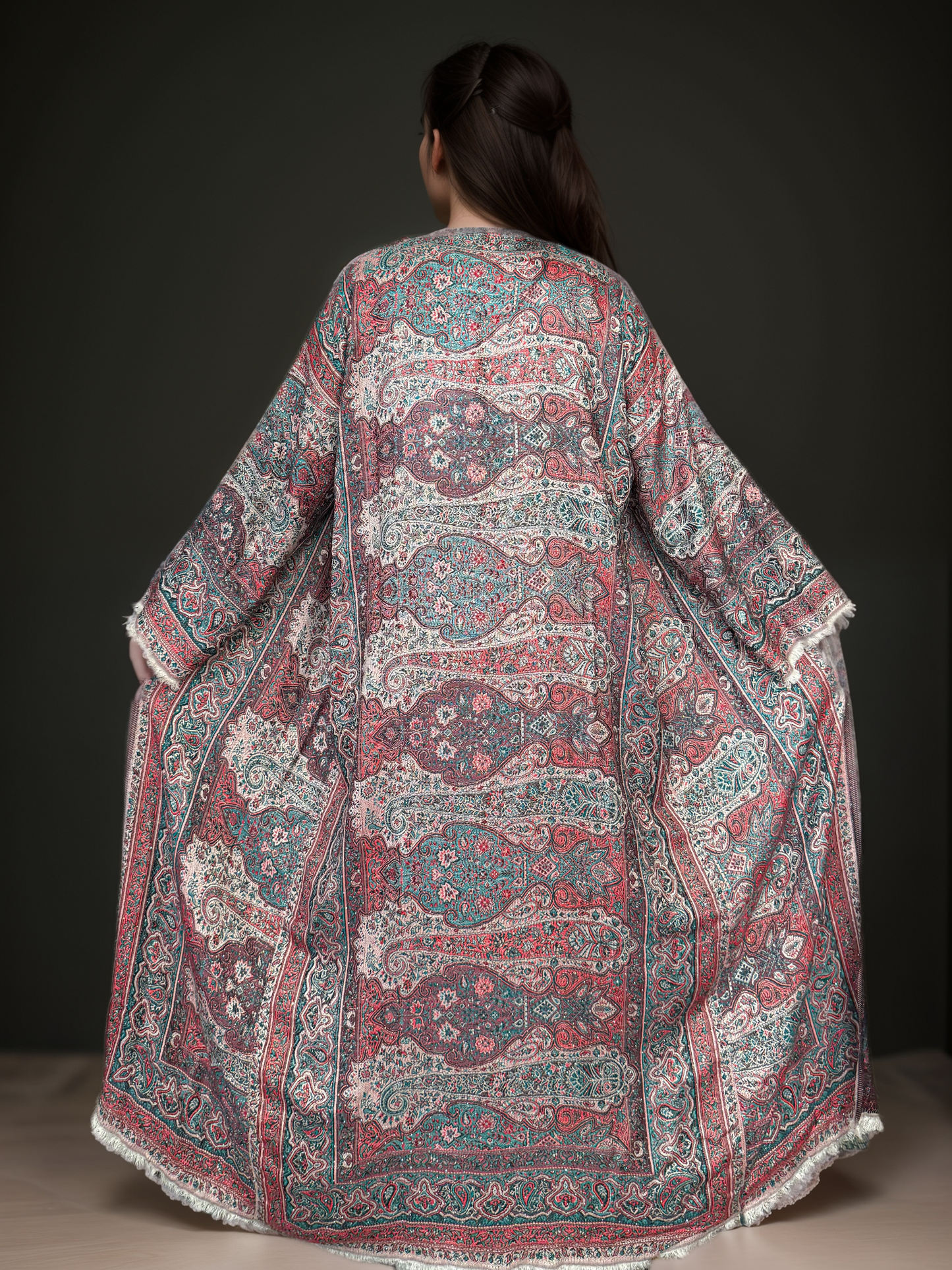 Premium Pashmina Embellished Abaya