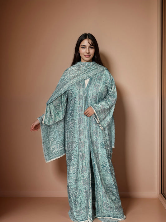 Premium Pashmina Embellished Abaya