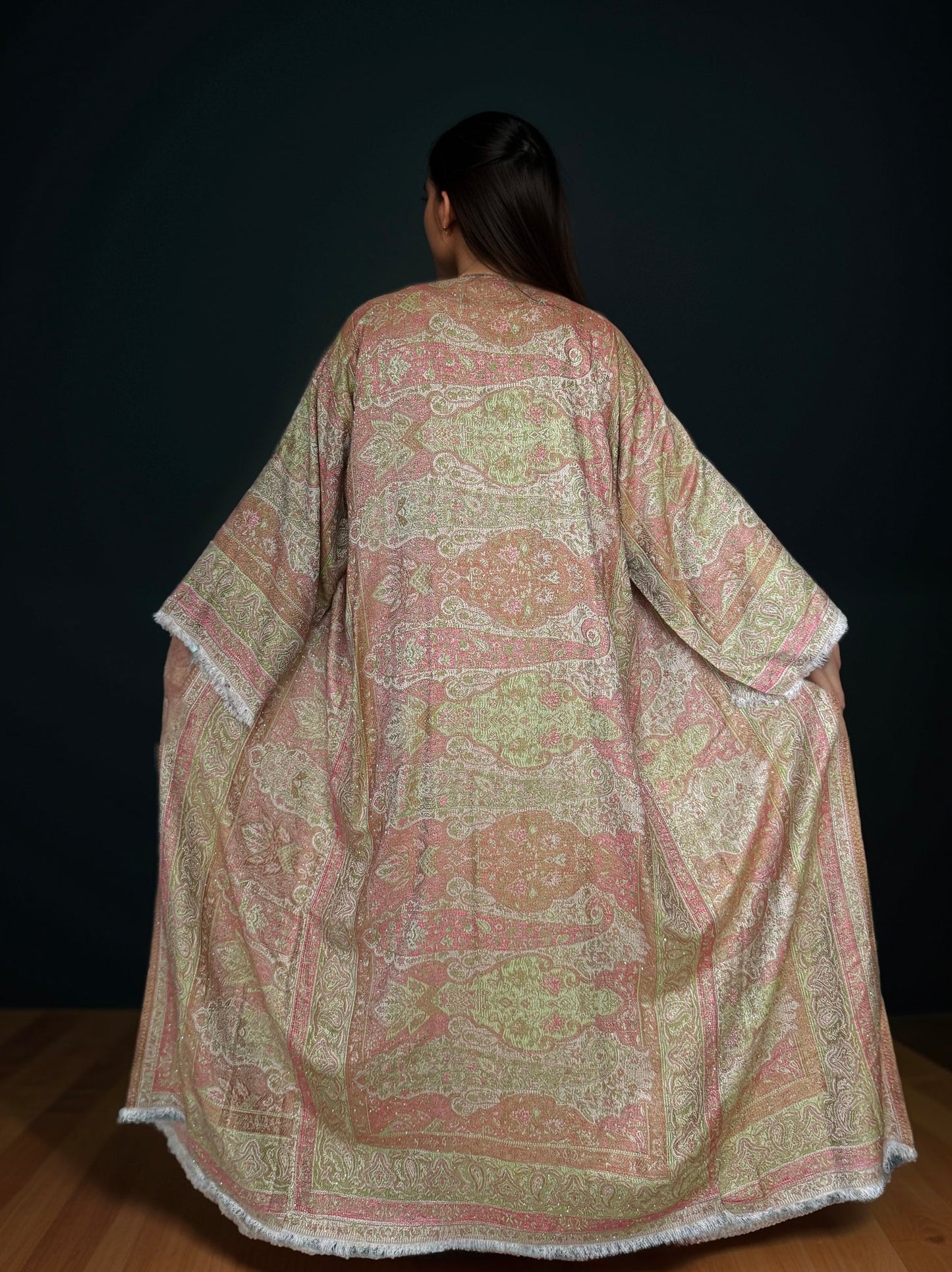 Premium Pashmina Embellished Abaya