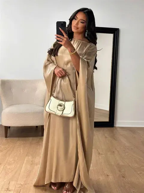 SELENA - Shimmery Butterfly Inner-Tie Abaya