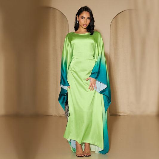 RASHA - Ombre Butterfly Inner-Tie Abaya