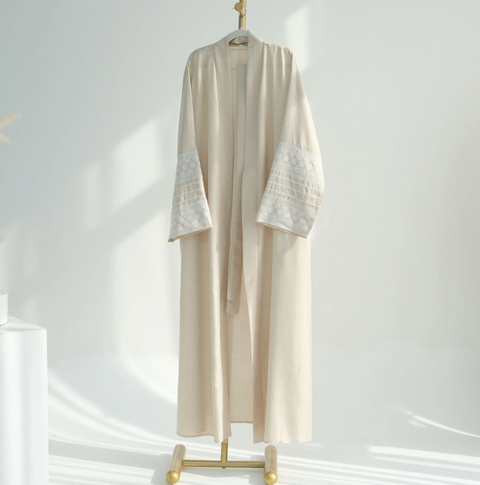 Ethnic Floral Bisht Robe