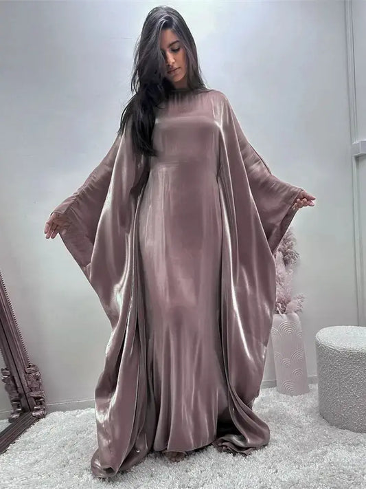 SELENA - Shimmery Butterfly Inner-Tie Abaya