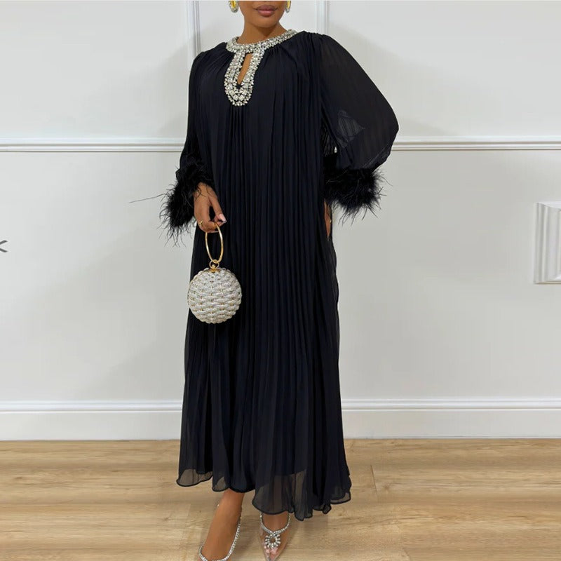 Alyra - Embellished Modest Dress