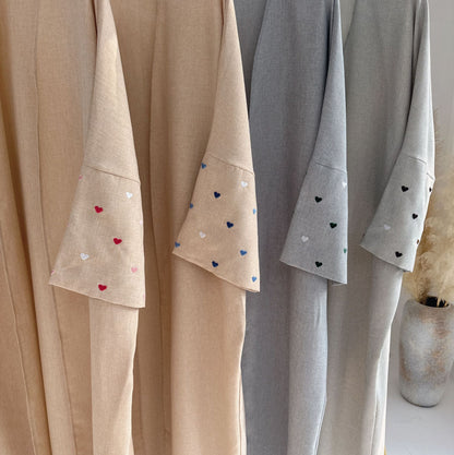 Heart Bisht Robe - Neutral Collection