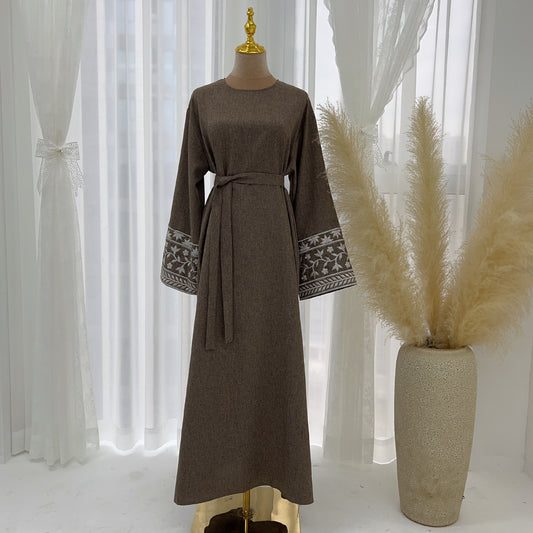 Ethnic Embroidery Abaya