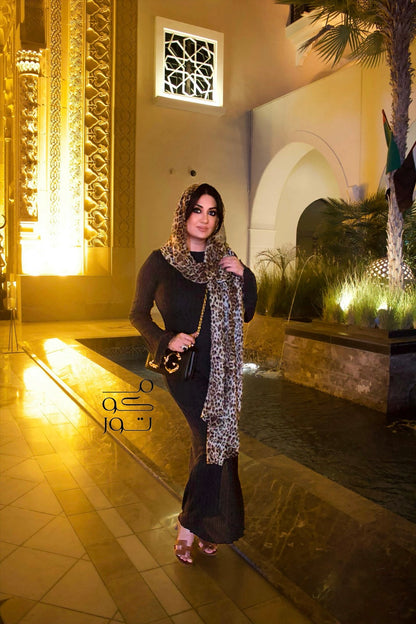 Leopard Print Hijab