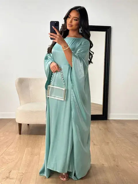 SELENA - Shimmery Butterfly Inner-Tie Abaya